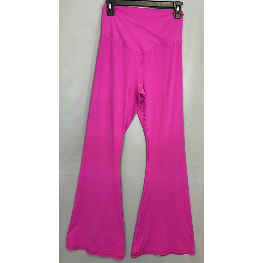 Sunzel Women's Flare Leggings Hot Pink Sz Large